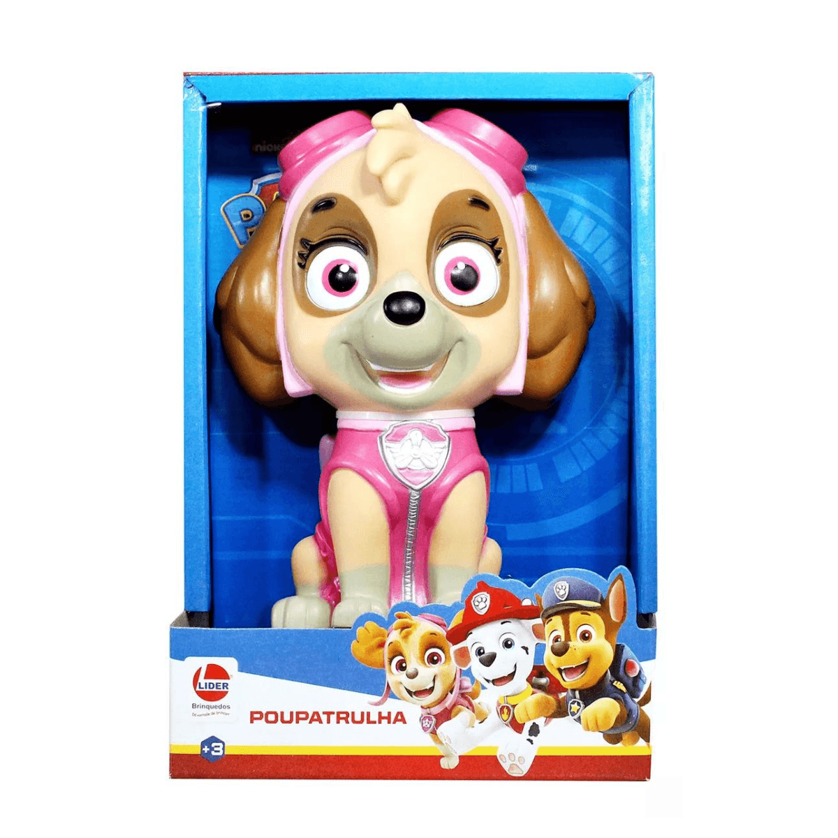 Cofrinho Skye Patrulha Canina 2972 Lider - Bumerang Brinquedos