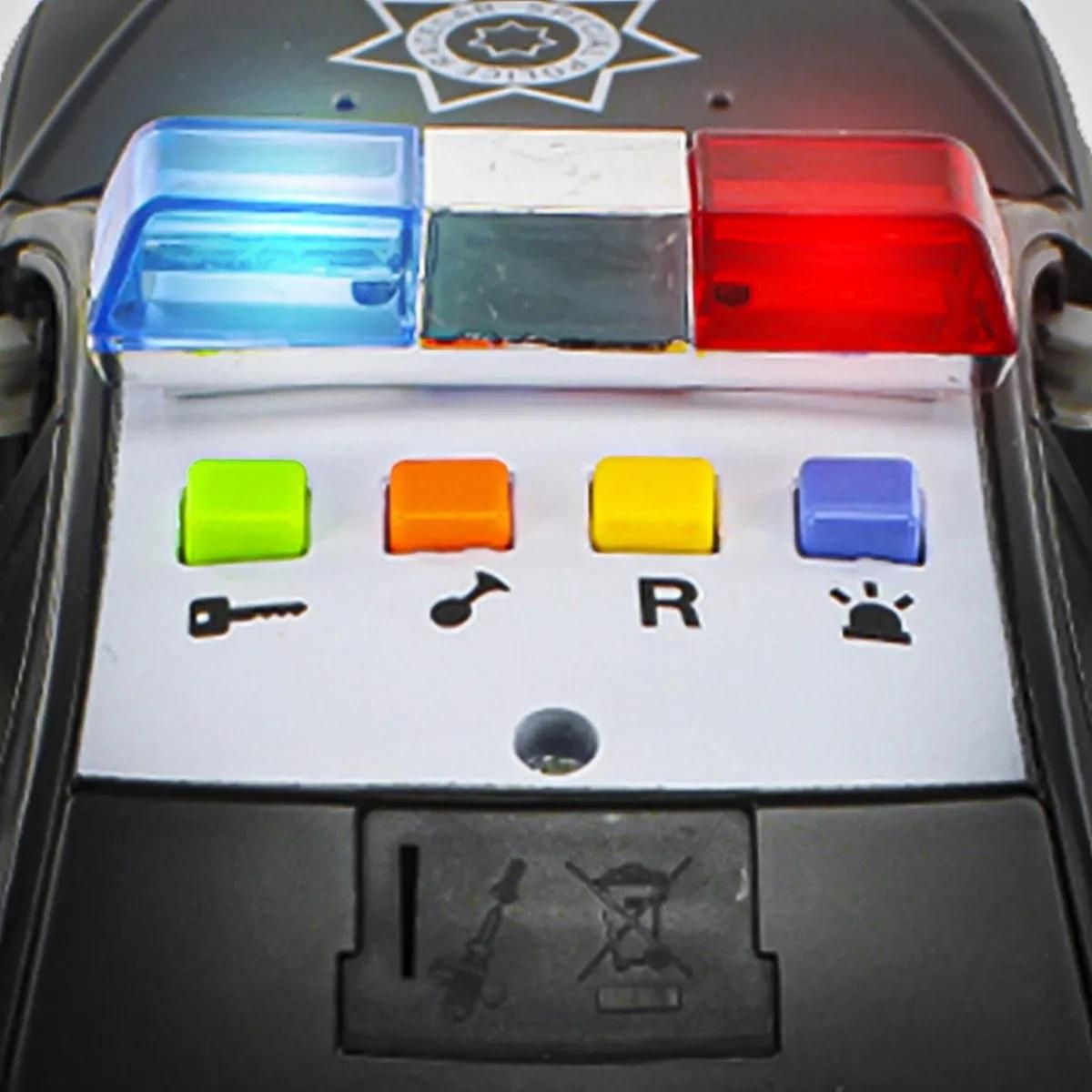 Veículo Polícia Mega City Com Som E Luz Bbr R3038 - Bumerang