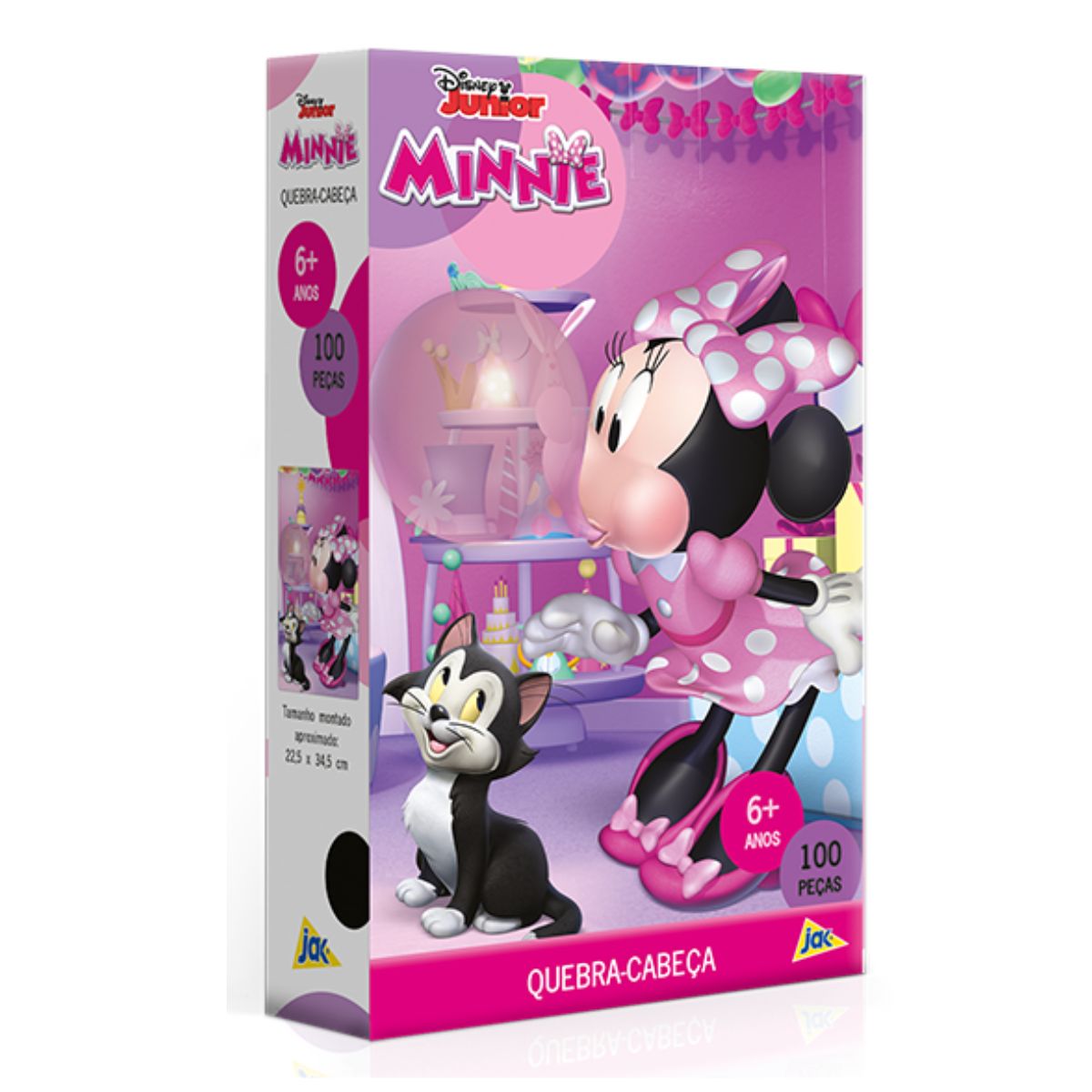 Quebra Cabeça Minnie Mouse 100 Peças Toyster 003093 - Bumerang