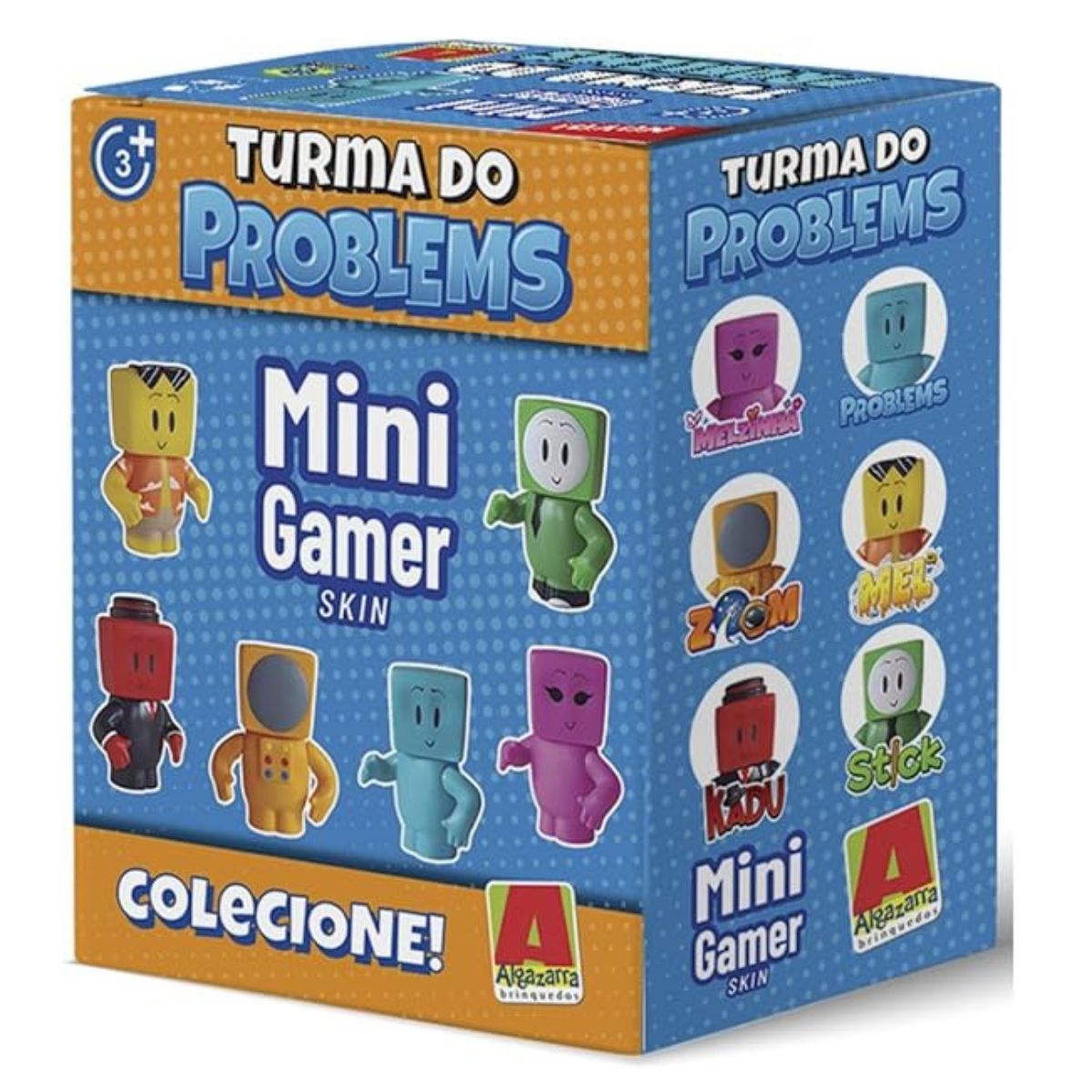 Mini Boneco Zoom Gamer Skin 12 cm Algazarra 1264 - Bumerang Brinquedos
