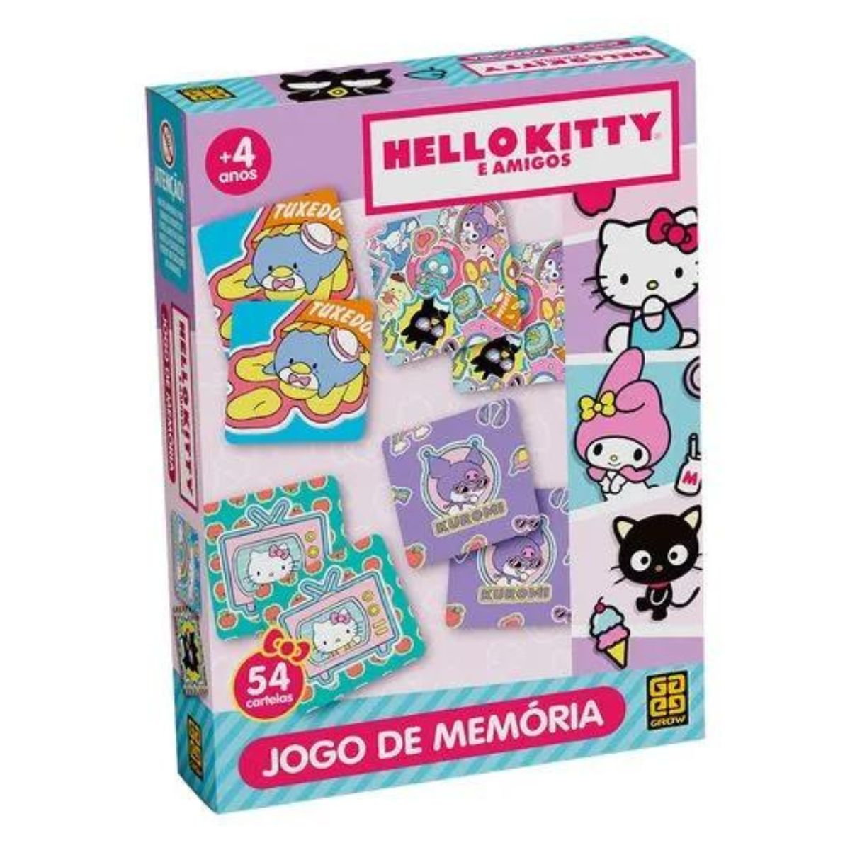 Jogo da Memória Hello Kitty e Amigos Grow 0467 - Bumerang Brinquedos