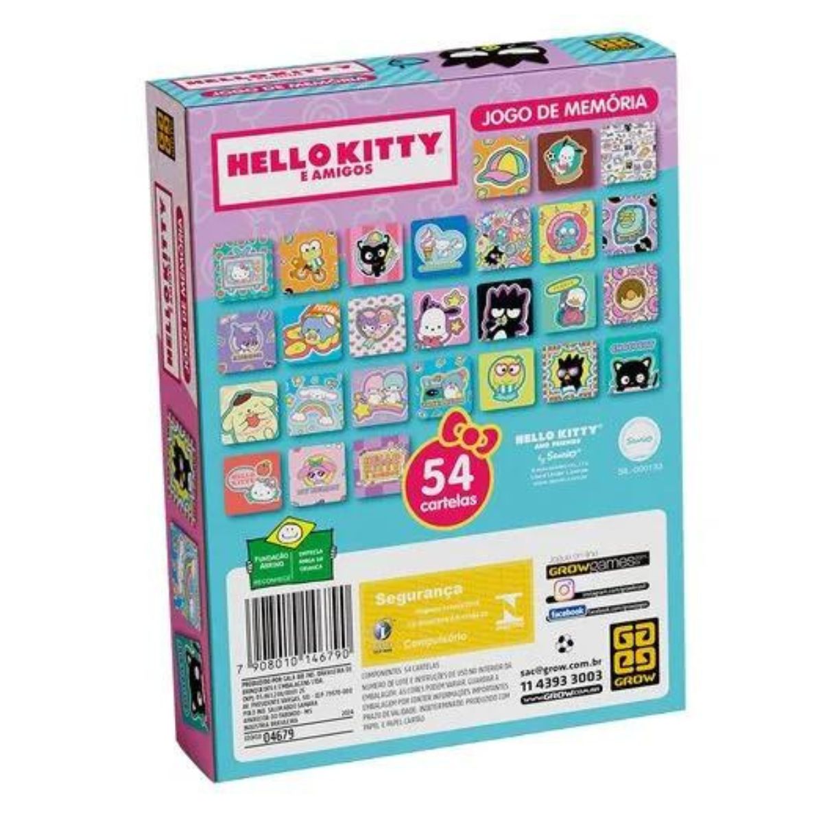 Jogo da Memória Hello Kitty e Amigos Grow 0467 - Bumerang Brinquedos