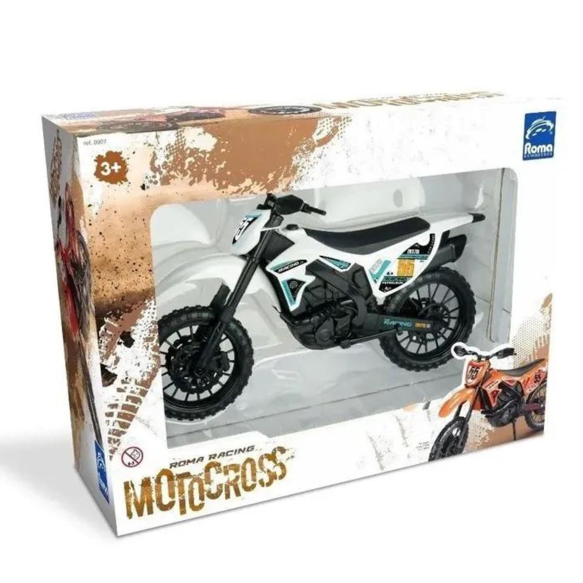 Moto Roma Racing Motocross Branco Roma Jensen 0907 - Bumerang
