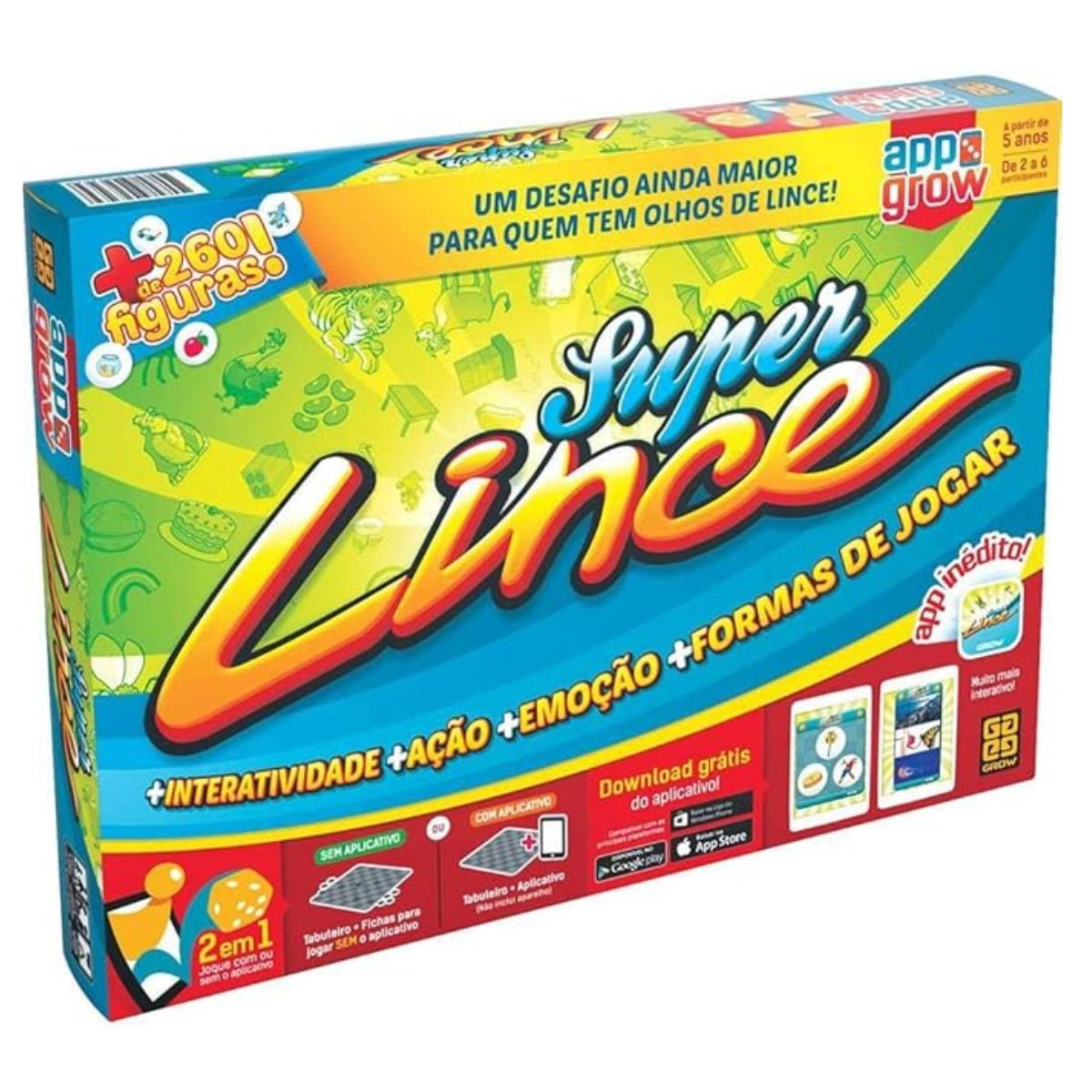 【超激安】 ③Qi35〜SIM GLOIRE（9本）+おまけ（PT&WG2本） Jogo Super Lince APP Grow 02343 - Bumerang Brinquedos