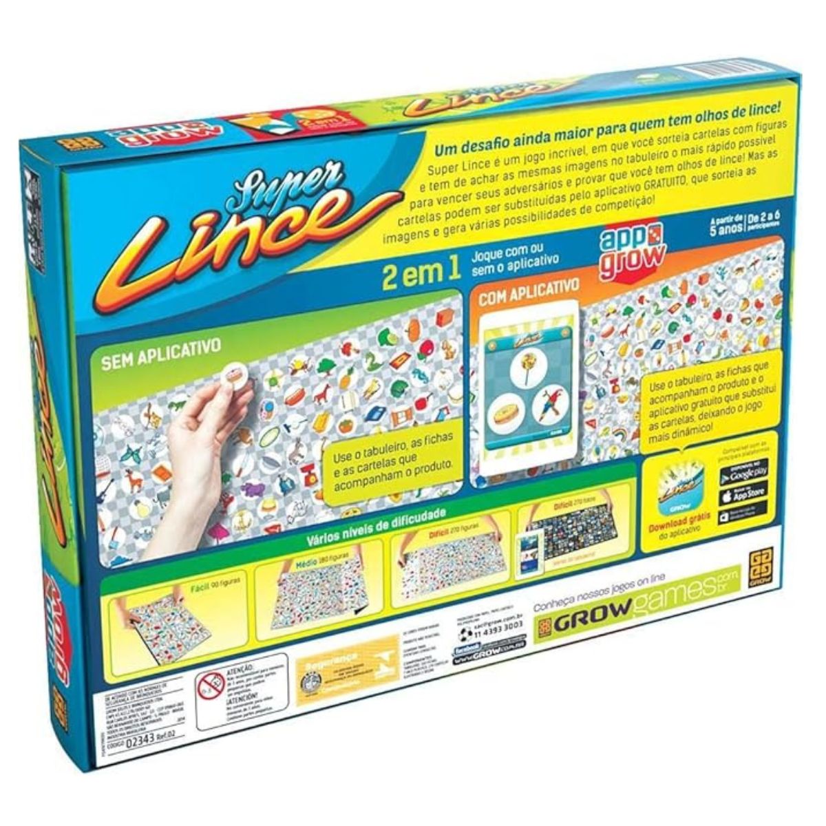 Jogo Super Lince APP Grow 02343 - Bumerang Brinquedos