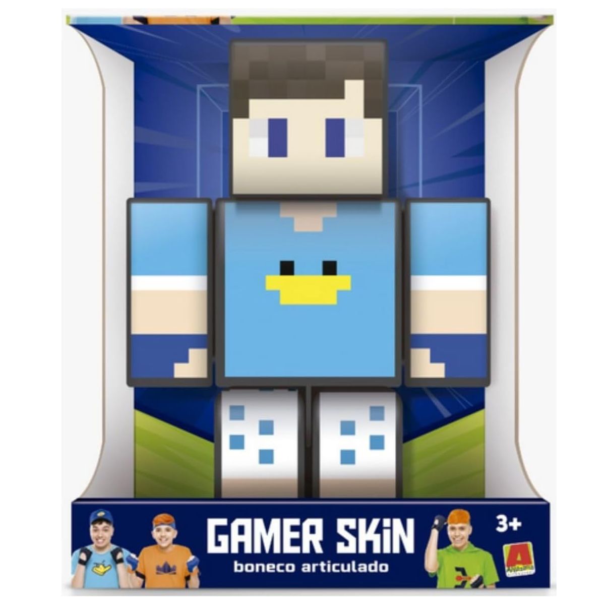 Boneco Beto Familia Arqueira 25 cm Algazarra 1257 - Bumerang