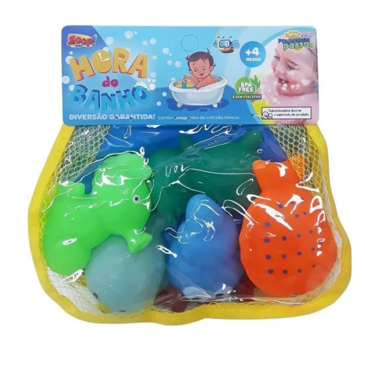 Bichinhos Hora do Banho Zoop Toys ZP00610 - Bumerang Brinquedos