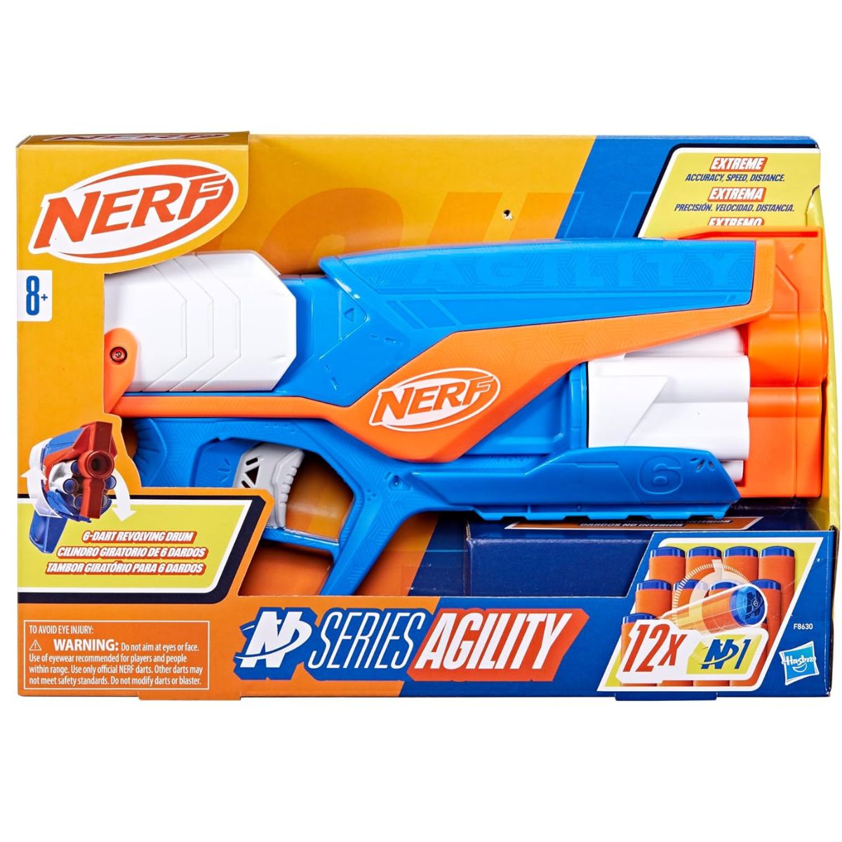 Lançador De Dardos Nerf Agility N Series Hasbro F8630 - Bumerang