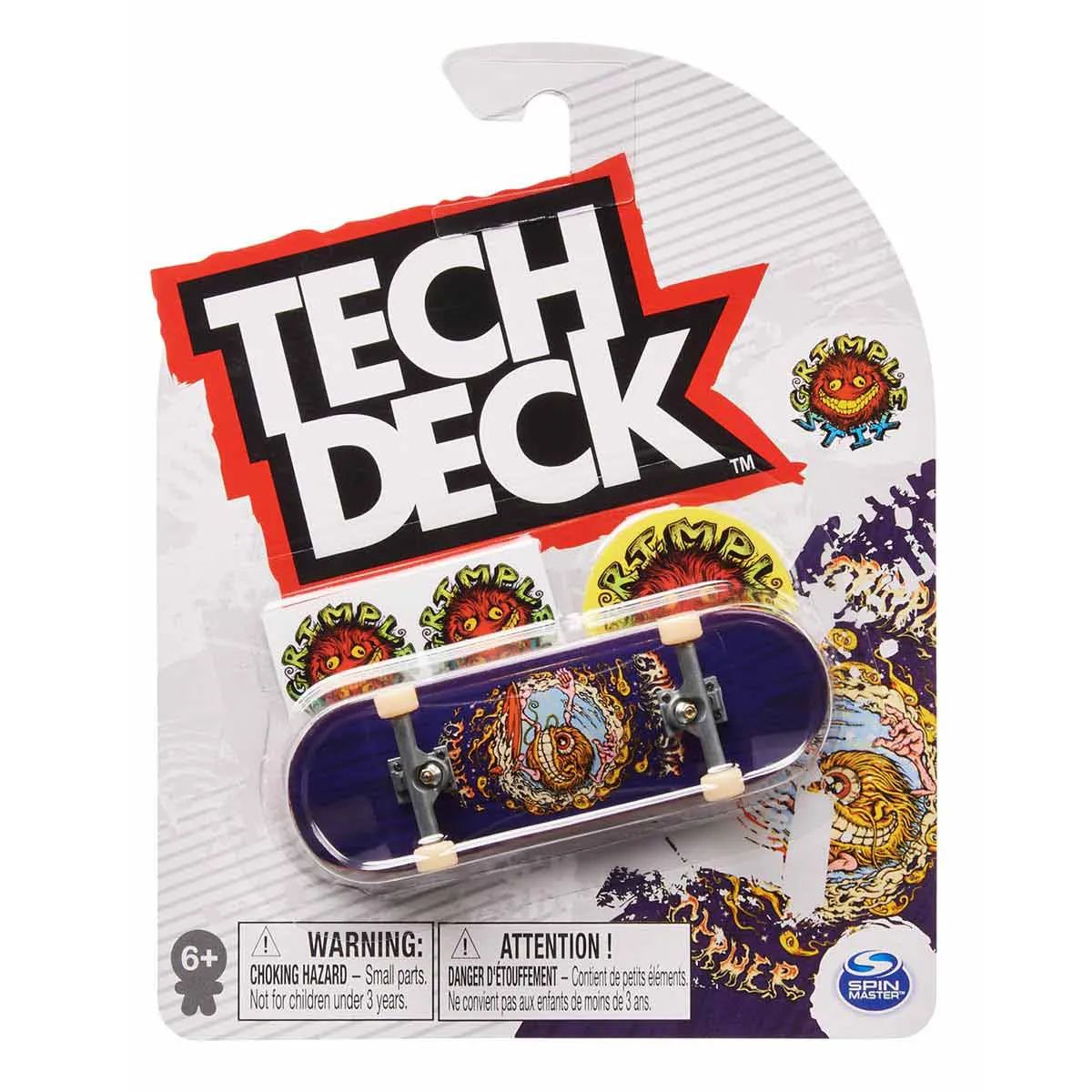 Skate de Dedo Tech Deck Grimple Stix Roxo Sunny 2890 - Bumerang