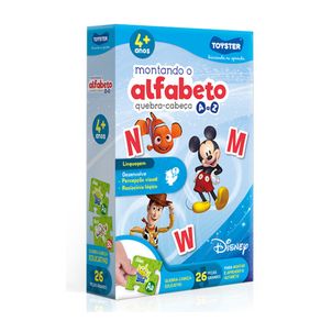 Quebra-Cabeca-Montando-Alfabeto-Disney-26-Pecas-Toyster-3166