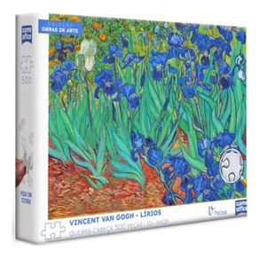 Quebra-Cabeca-Van-Gogh-Lirios-500-Pecas-Toyster-3289