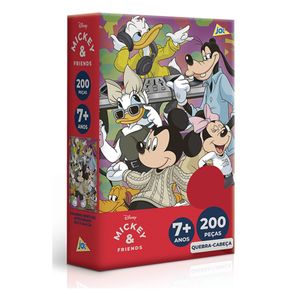 Quebra-Cabeca-Mickey-Real-Life-200-Pecas-Toyster-3335